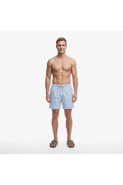 Nautica Erkek Mavi Regular Fit Deniz Şortu