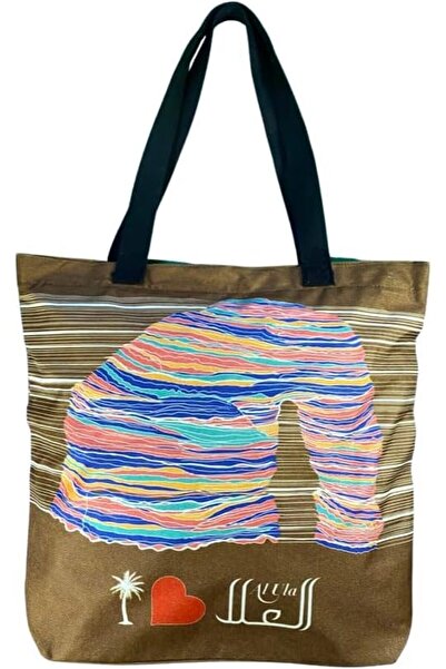 Generic Mount Elephant (Ulai) Canvas Bag - Durable Polyester Shopping Bag - 4...
