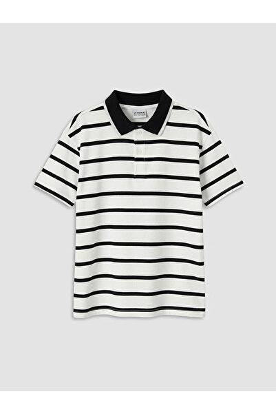 LC Waikiki Striped Boy's Shorts Suit