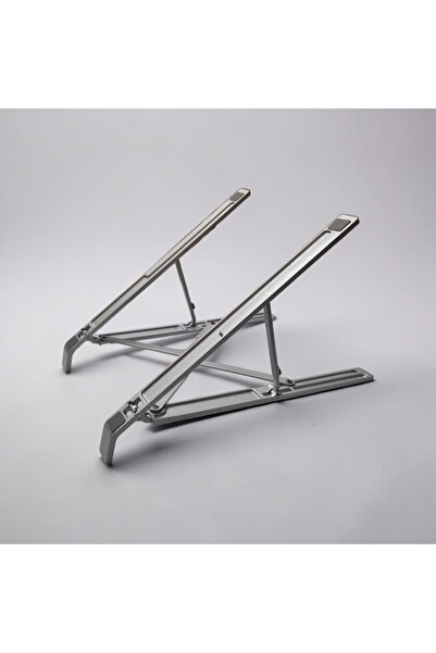 %100 ALüminyum Gövde Ayarlanabilir Ergonomik Laptop Standı – Katlanabilir Yükseltici Notebook ve MacBook Standı