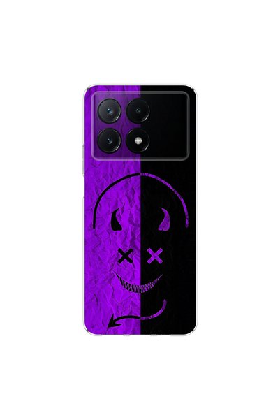 PPKin حافظة شفافة متوافقة مع Poco X6 Pro بتصميم Devil 3