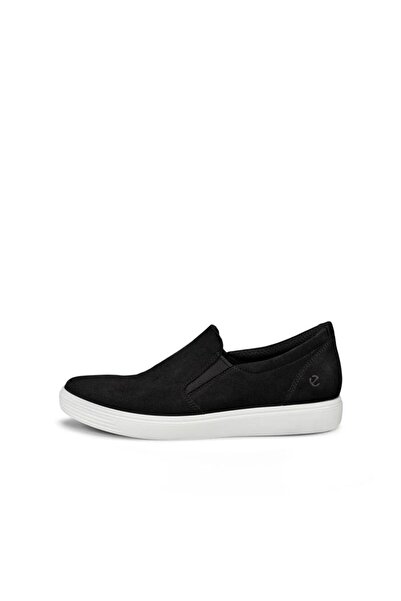 Ecco Classic Sneaker Kadın Siyah Deri Ayakkabı