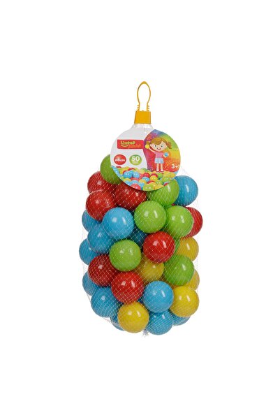 Zumzeria Bile colorate pentru zona de joacă 6cm - 50 bucăți