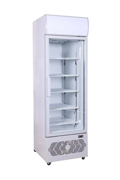 Aston Showcase Refrigerator Single Door, 370L, 13.6Cu.Ft, Gray- AS400-IC6-S