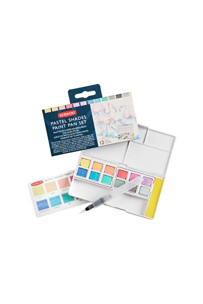 Nevskaya Palitra Set 12 culori Inktense Paint Pan Pastel Derwent