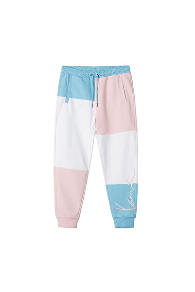 KARL KANI Womens Signature Block Sweatpants M