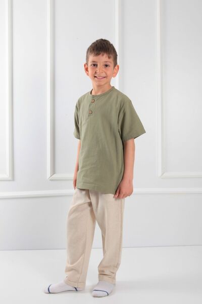 Cuckoo Cotton Natural Linen Children's Set