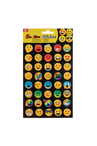 Zumzeria Stickere Fete Curcubeu - 40 bucăți