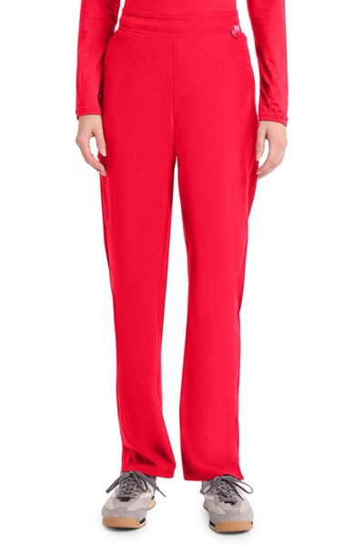 Med Couture MC AMP Women's Medical Scrub Pants, Red (Solar Flare)