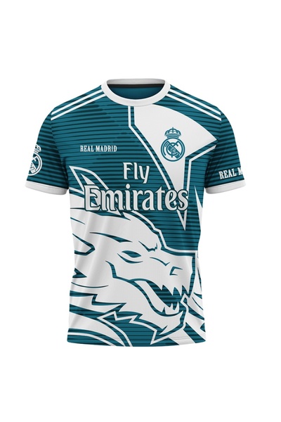 OEM Tricou barbati Real Madrid , maneca scurta multicolor S172