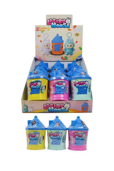 Bobbo Candy Labibu House Şekerlemeli Oyuncak 12 Adet