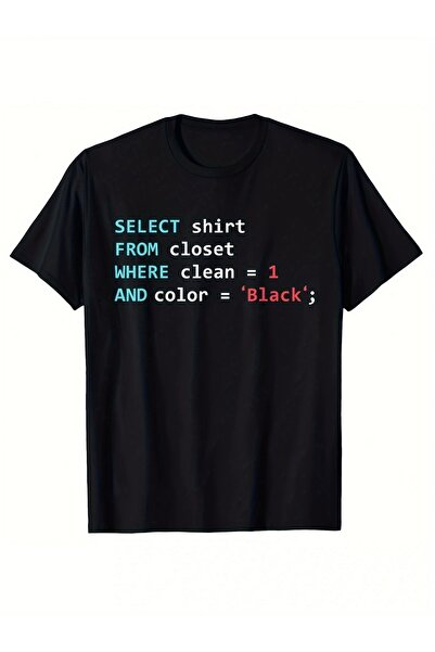 yiou trendy clothing تي شيرت نسائي مضحك مطبوع عليه رمز HTML، تي شيرت مريح مصم...