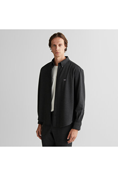 Gant Erkek Gri Relaxed Fit Gömlek