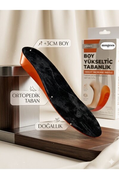 mugees Comfort System – Anatomik +3 CM Boy Yükseltici Tabanlık