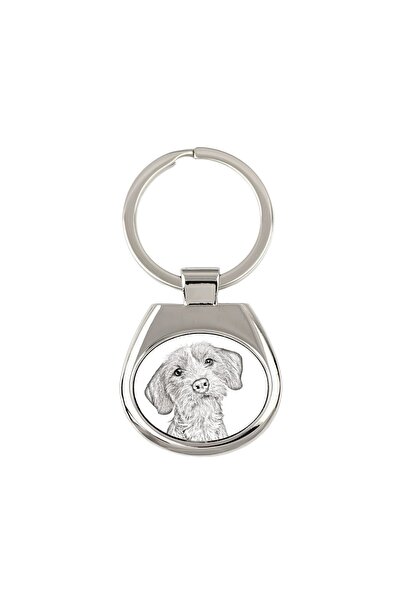 Art - Dog Basset Fauve de Bretagne - breloc cu câine, breloc cu imprimeu, pan...