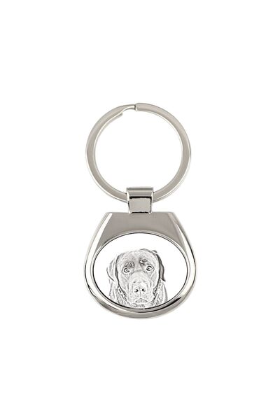 Art - Dog Labrador Retriever - breloc cu câine, breloc cu imprimeu, pandantiv...