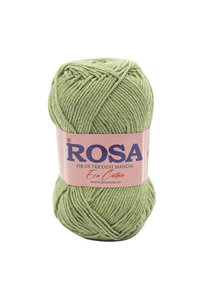 Pin Trade SRL Bobina fir tricotat Rosa Cotton 7537, 100% bumbac reciclat, 100...