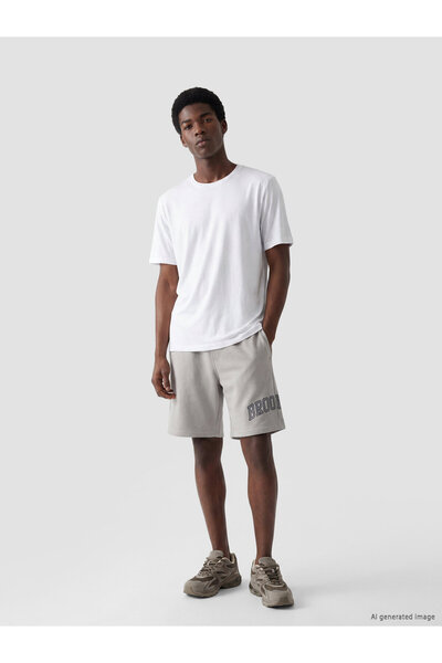 LC Waikiki Pantaloni scurți bărbătești cu imprimeu Brooklyn, croială standard