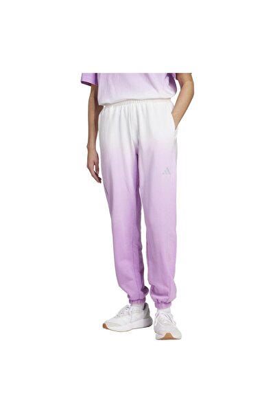adidas Pantaloni de trening de damă All SZN cu talie medie, vopsiți în degrad...