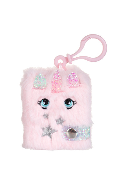 Zumzeria Plush Keychain with Pink Unicorn Notebook 6x7cm - 40F