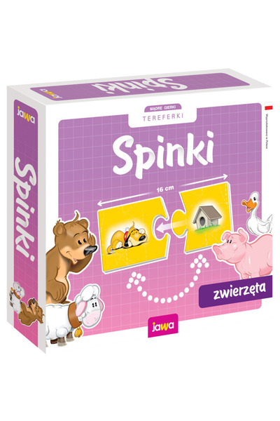 Jawa Joc educativ SPINKI - puzzle-uri cu animale GR0308
