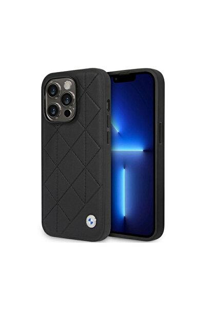 BMW BMHCP14L22RQDK Apple iPhone 14 Pro negru Piele matlasată