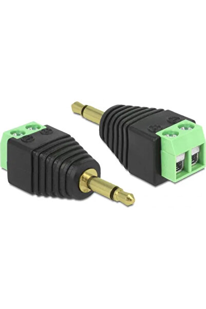 DELOCK Bloc terminal adaptor AV negru (65528)