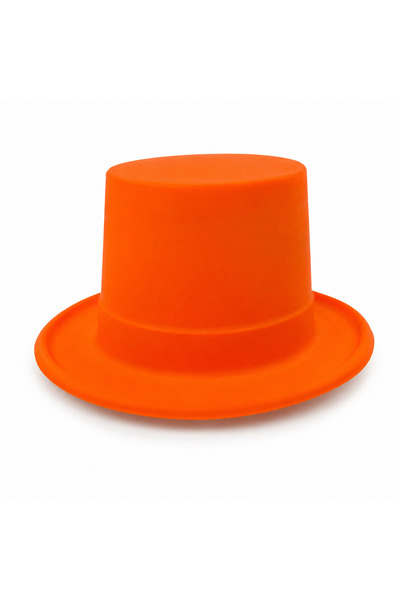 PARTİPORT Pălărie de culoare portocalie Accesoriu pentru costum de petrecere ...