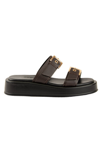 Pegia Double Buckle Women's Slippers Dg6094
