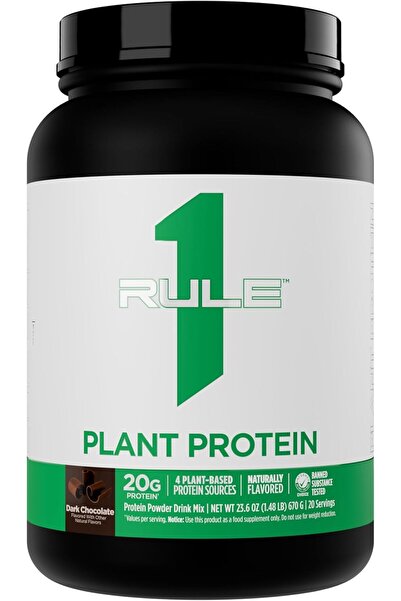 Rule 1 Proteins Plant Protein - Vegan, Gluten-Free, Dairy Free, & Soy Free Pr...