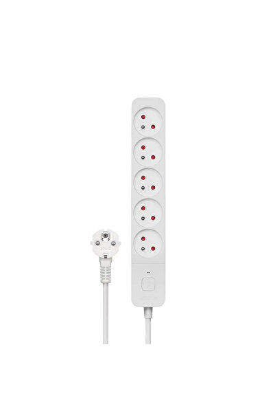 Savio Prelungitor anti-supratensiune 5 prize 3 m alb (SAVLZ-09)
