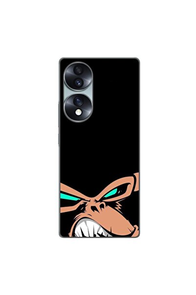 OEM Case compatible with Honor 70 Silicone Gel Tpu Angry Monkey Pattern