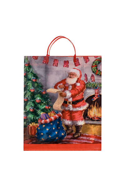 Zumzeria Sac de Crăciun Moș Crăciun Lista de cadouri 36x5x40cm