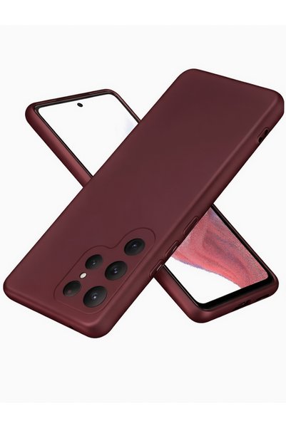 New Face Lvsqvr Galaxy S25 Ultra Case First Silicone (233606) - Burgundy