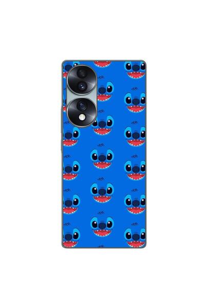 OEM Husa compatibila cu Honor 70 Silicon Gel Tpu Model Stitch Face Pattern