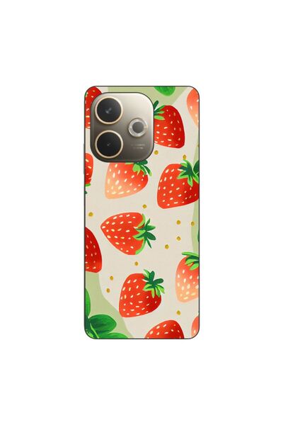 OEM Husa compatibila cu Oppo A5 Pro Silicon Gel Tpu Model Capsuni Pattern
