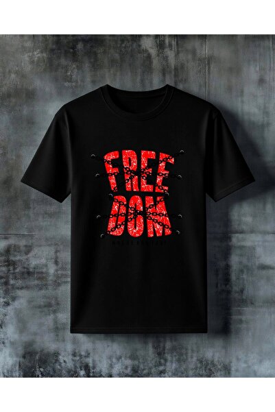 COMVİCHO Free Me Now Zincir Printed Oversize T-Shirt