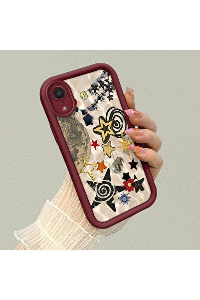PATTERNOVA iPhone XR Uyumlu Yıldız Kılıf, Günlük Kullanım İçin Şık ve Uygun