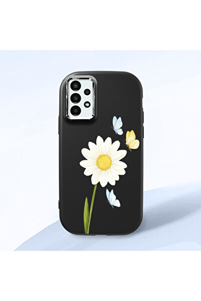 Black Silicone Case with Shock Absorber Camera Protection for Samsung Galaxy A13 4G/5G
