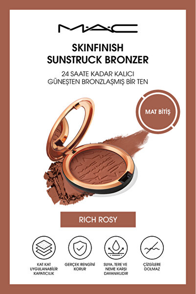 M.A.C Skinfinish Sunstruck Bronzer - Matte Rich Rosy
