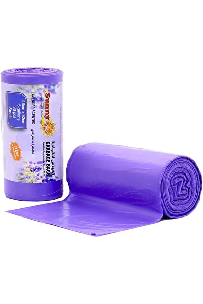 Sunny Your Bright choice Premium Lavender Scented Trash Bags 90 PCS, 5 Gallon Garbage Bags, Heavy Duty Leak Proof Kitchen Bin Liners for Home & Office (46x52 cm) – Sunny