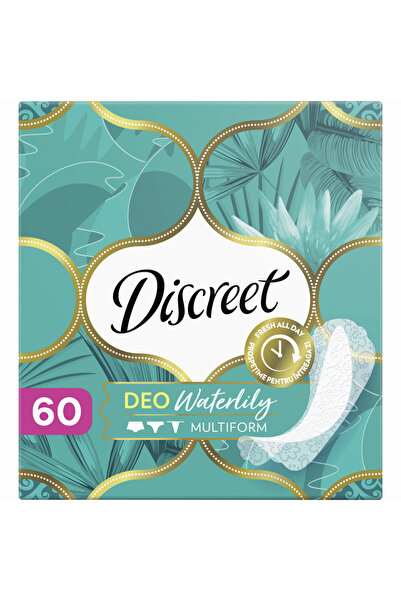 Discreet Absorbante zilnice Deo Waterlily, 60 buc