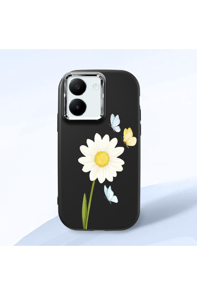 ucuc Vivo Y36 4G/5G Compatible Shock-Absorbing Camera Protected Black Silicon...