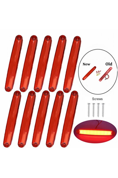 Led Light Alex set 10 x Neon marker light red light, 12 v-24 v