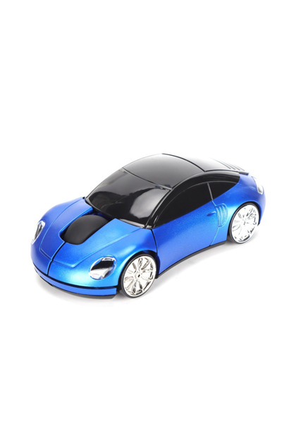 MANDU Blue car-shaped wireless mouse