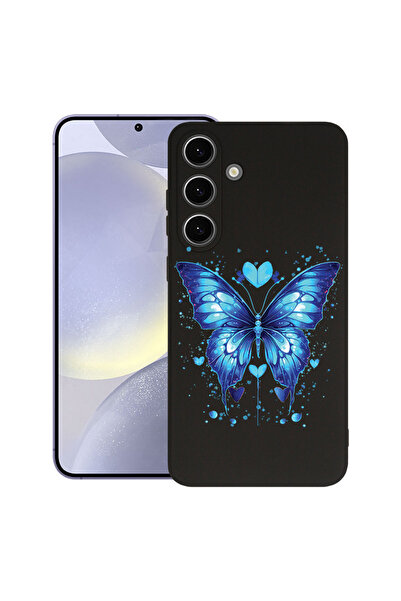 bestcase Husă TPU Ultra Subțire pentru Samsung Galaxy S26, Fluture Albastru, ...