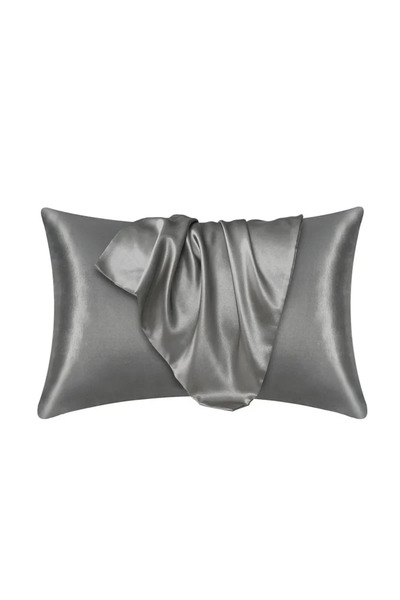 Choice6 51x76cm Grey 100% Natural Mulberry Silk Pillowcase Hair/Skin Protecti...