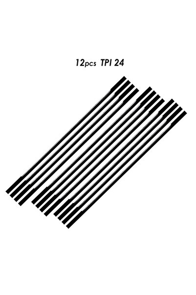 Choice1 24 TPI TASP 12pcs 5" 125mm Pinned Scroll Saw Blades TPI 10/15/18/24 P...