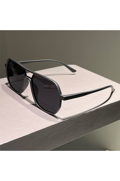 Choice as picture shows grey-black KAMMPT Irregular Rim Sunglasses Men 2025 N...