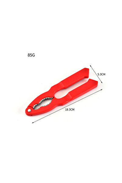 Choice red 1pcs Multifunctional Nut Cracker with Plastic Handle,Easy Shell Re...